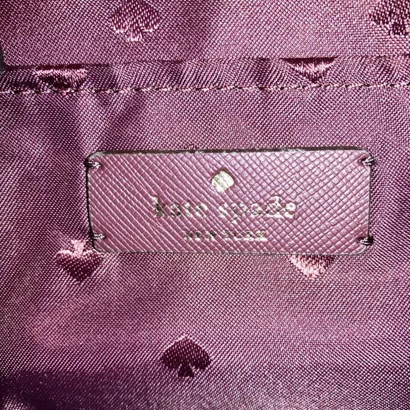 Kate Spade Cherrywood Flash Satchel NWT Merlot - Picture 8 of 13